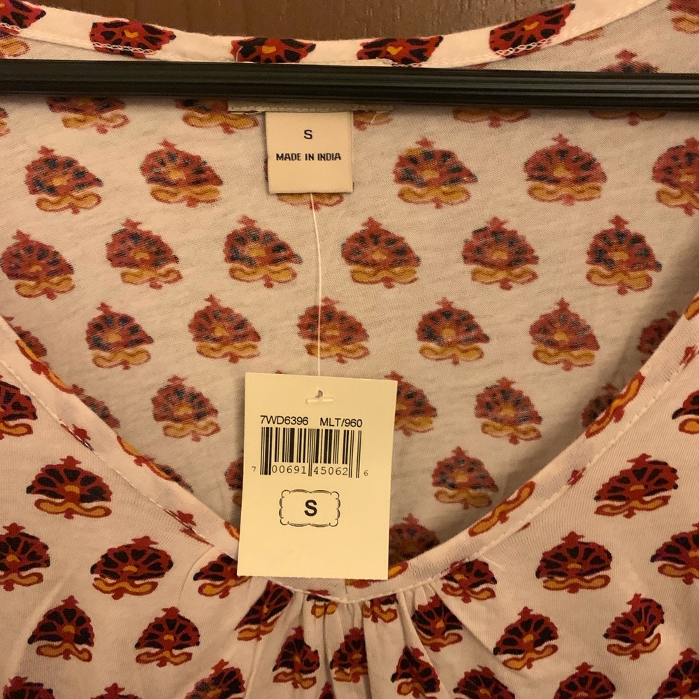 Lucky Brand Royal Fan Blouse - Picture 3 of 6
